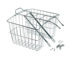 Cykelkorg Wald Pakethållare 535 Rear Carrier Basket Silver